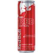 (1 Can) Red Bull Energy Drink, Cranberry, 8.4 Fl Oz, Red Edition