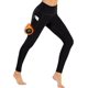 thumbnail image 1 of pantalón deportivo de yoga para mujer, color negro., 1 of 4