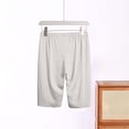 thumbnail image 5 of StSilkitty Womens Pajama Shorts Solid Color Elastic Waist Lounge Sleepwear Knee Length Shorts Lightweight Comfy Sleepwear Shorts, 5 of 6