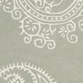 thumbnail image 6 of SAFAVIEH Bella Laurel Geometric Area Rug, Grey/Ivory, 5' x 5' Round, 6 of 6