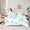 White Blue, variant on jejeloiu Kawaii Bowtie Ribbon 7-Piece Twin Bedding Sets,Cute Polka Dots Bedding Comforter Set,Pink White Sheet Sets For Girls Teens,Luxury Bedroom Decor Reversible