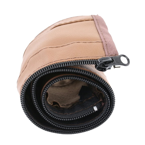 Minkissy 1Pack protective handle covers Stroller Armrest Protector PU Brown