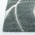thumbnail image 3 of SAFAVIEH Florida Tamzen Abstract Shag Area Rug, Sage/Ivory, 8'6" x 12', 3 of 8
