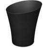 Sterilite Bathware Round Wastebasket- Black, Case of 6