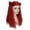 Red, variant on Women Girls Red Chloe Bridget Costume Wig Halloween Movie Cosplay Party Accessories