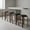 Black, variant on Spaco Set of 4 Bentwood Round Stool Stackable Dining Chairs with Padded Seat-Black, Lounge Chair, Dining Room Chair for Kitchen, Dining, Bedroom, Living