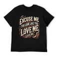 thumbnail image 2 of Excuse Me You Look Like You Love Me Vintage Graphic Mens T Shirts Cotton Short Sleeve T-Shirt Crew Neck Tees Casual Shirt, 2 of 5