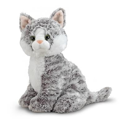 Melissa & Doug Greycie Tabby Cat Stuffed Animal (Best Valentines Day Stuffed Animals)