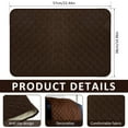thumbnail image 4 of 3Pcs Sofa Headrest Cover Soft Polyester Recliner Headrest Protector Wear Resistant Recliner Headrest Cover Anti-Fade Sofa Head Protector Furniture Protector for Recliner Chair Sofa, 4 of 11