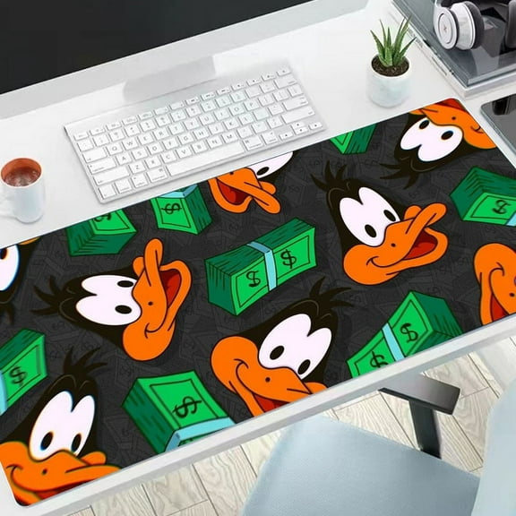 Upgrade Your Gaming Setup with This Vibrant Duck-Painted Extended Mouse Pad!