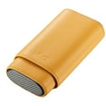 thumbnail image 3 of Visol Burgos Yellow Leather Cigar Case - Holds 3 Cigars, 3 of 3
