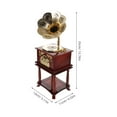 thumbnail image 2 of OULII Boîte à Musique Mini Taille 13.8X5.1X4.3In Style Rétro pour Amateurs de Musique et Utilisation sur Table, 2 of 8