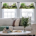 thumbnail image 5 of LALILO Kitchen Curtain Valance Tropical Rain Forest With Rod Pocket Window Curtain 52"x 18" Set of 2, 5 of 7