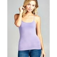 thumbnail image 4 of Emmalise Women's Basic Short Camisole Adjustable Strap Layering Cami Tank Top (3Pk Oat, Lavender, Taupe, Small), 4 of 6