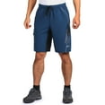 thumbnail image 2 of Hiauspor Men's and Big Men's Active Performance Shorts with Zipper Pockets, up to Size 3XL, 2 of 5