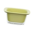 thumbnail image 2 of Colador de doble capa, coladores y coladores de arco, colador de lavadora de arroz, escurridor de cuenco de frutas y verduras para lavar verduras Verde, 2 of 10