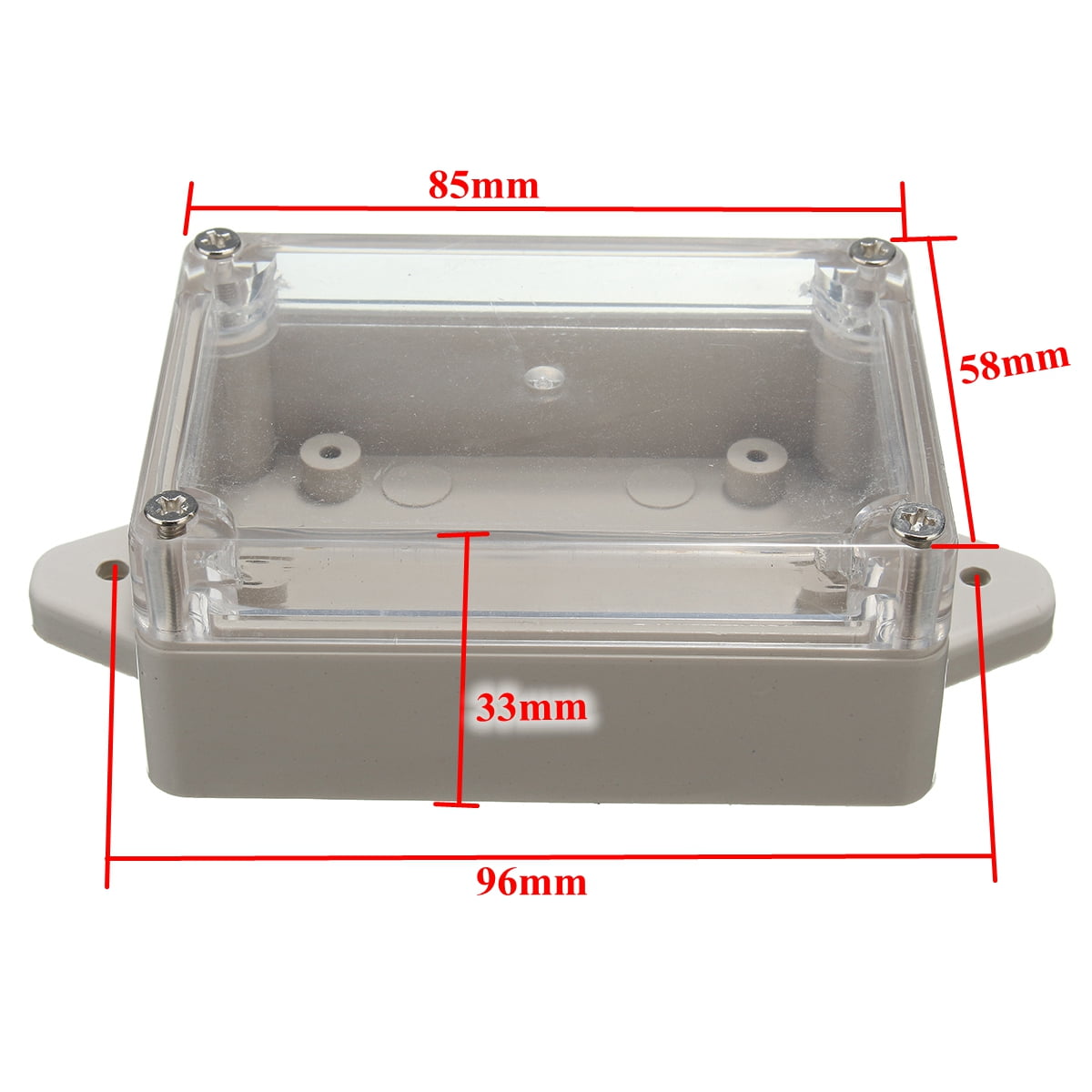 85*58*33mm Waterproof Plastic Electronic Project Cover Box Enclosure Case US