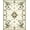 Ivory, Pattern 2, variant on ODIKA 4'x6' Machine Washable Non-Slip Area Rug, Vintage Floral Non Slip High Traffic Rug, Ivory, 86726