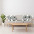 thumbnail image 3 of Ambesonne Tribal Throw Pillow Cover 4 Pack, Eastern Blossom Yin Yang, 20", Black White, 3 of 5