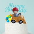 thumbnail image 1 of Resina Vehículo Juguete Decoraciones Decoraciones Ingeniería Camión Excavadora Bulldozer, Construcción creativa Tema Mini para Cake Topper Adorno para Macarena decoraciones de juguetes para vehículos, 1 of 8