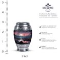 thumbnail image 2 of Mystical Sunset Moorlands Cremation Urns For Human Ashes Adult Male & Keepsake, Small Urns For Ashes Adult Female, Burial Urns For Ashes, Decorative Urn Ashes, Funeral Urns 3 Inch, Metal Urn Pack Of 2, 2 of 5