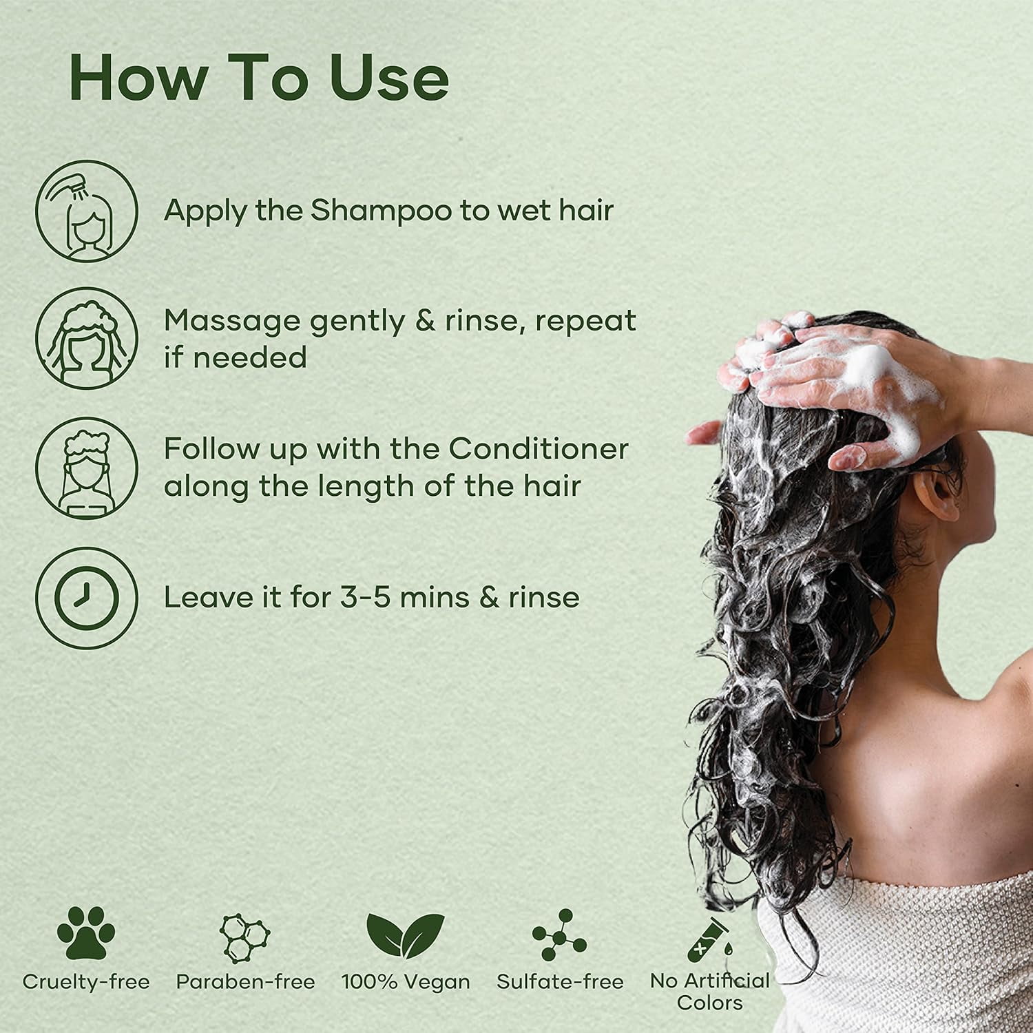 Botanic Hearth Peppermint Oil Shampoo and Conditioner Set with Keratin, Sulfate-Free Hair Care for Men and Women, 16 fl oz Each