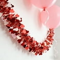 thumbnail image 4 of 9.8 Ft Valentine's Day Garland Valentines Day Decor Red Heart Tinsel Garland Metallic Glitter Hanging Garland Valentines Decorations for Home Mantel Indoor Outdoor Wedding Galentines Party Decor, 4 of 6