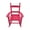Red, variant on Kid's Porch Rocking Chair for Indoor or Outdoor Patio Use, Small Wooden Rocker for Kids Ages 6-10, Pink