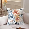 thumbnail image 4 of Watercolor Floral Leaves Abstract Plant Print Throw Pillows Modern Art Decoration Square Cushion Case Family Sofa Living Room Outdoor Decor Pillow Case 18x18 Inch Set of 2 (Multiple-1), 4 of 6