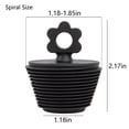 thumbnail image 3 of LSLJS Bathtub Stopper Washbasin Stopper Bathtub Plug Silicone Bathtub Stopper with Suction, Sink Plug for Bathroom, Kitchen and Laundry Universal Bath Tub Stoppers Recyclable Bathroom Accessories, 3 of 9
