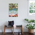 thumbnail image 3 of Art.com Palm Tree Wimsy I Stretched Canvas Print Wall Art by Karen Fields, 24" x 36", 3 of 4