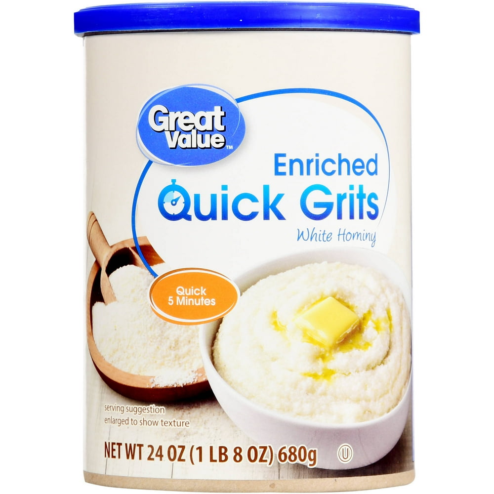 Great Value Enriched Quick Grits, 24 oz