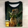 thumbnail image 2 of Unisex St. Patrick's Day Elderly Print Casual Long Sleeve T-Shirt, 2 of 5