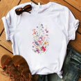 thumbnail image 4 of Women's Vintage Flowers Shirt Casual Boho Floral Print Blouses Summer Trendy Loose Lightweight Tops for Girl, 4 of 5