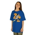 thumbnail image 2 of Caitlin Clark #22 dribble Women Basketball Cartoon Kids Heavy Cotton Tee-KBCC061B-Royal-S, 2 of 3