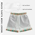 thumbnail image 3 of FORMRS Boys Swim Trunks Quick Dry Mesh Liner Boardshorts Sizes XS-XL, Red Green Tartan Pattern, 3 of 7