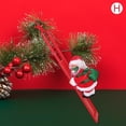 thumbnail image 4 of Decoraciones Navideñas Papá Noel Eléctrico ada Eléctrica Papá No Música Muñeco de Peluche para Colgar Adorno Árbol Decoración roja B Yotijar Decoraciones De Papá Noel, 4 of 8