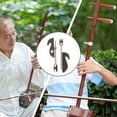 thumbnail image 4 of Soimiss 2Pcs Wooden Erhu Bow Replacement Easy Install Silver Musical Bow, 4 of 8