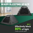 thumbnail image 3 of FICISOG Bed Tent Bed Canopy Tents Full Size, Portable Dream Tent Indoor Sleeping Tents 80% Blackout with 3 Doors, Breathable Private Space Tents, 3 of 9