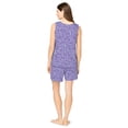 thumbnail image 2 of Dreams & Co. Plus Size 2-Piece Sleeveless Tee And Shorts PJ Set, 2 of 4