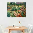 thumbnail image 2 of Onetech Oil Painting of Dobini Garden Canvas for Living Room Hotel Decor Modern Prints 20x16 in / 16x12 in 16x12in, 2 of 6