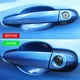 thumbnail image 4 of Speravity 4 piezas de cerradura de puerta de coche, Protector de ojo de cerradura, pegatina a prueba de polvo, cubierta autoadhesiva, pieza de Automoción decorativa y accesorios, 4 of 6