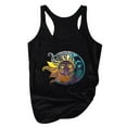 thumbnail image 3 of Babysbule Womens Tank Tops Women's Fashion Loose Sun Moon Series Printed Sleeveless Tank Blouse Top, 3 of 6