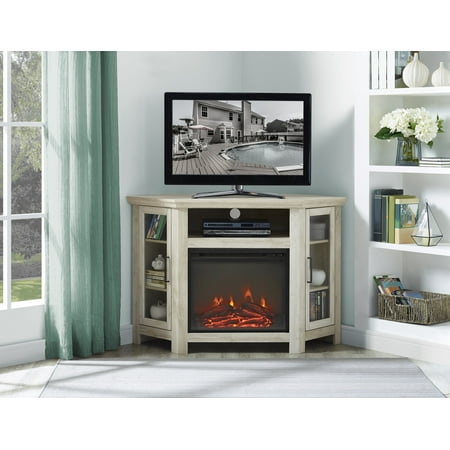 Walker Edison Corner Fireplace TV Stand for TV's up to 52