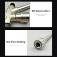 thumbnail image 3 of Washer Foam Cannon Dual-Connector Accessory, Pressure Washer Double Tip Attachment With 5 Pressure Washer Sprayer Nozzles For Soap Cannon, 1/4'' Quick Connect, 3 of 7