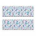 thumbnail image 2 of Abstract Bench Cushion Set of 2, Dots Little Circles with Bunch of Spots Background Girlish Abstract Design, Standard Size Foam Pad and Decorative Cover, Multicolor, by Ambesonne, 2 of 4