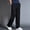 BLACK, variant on Men's Stretch Twill Cargo Jogger Pants Relaxed Fit Outdoor Workout Casual Trousers S-XXL