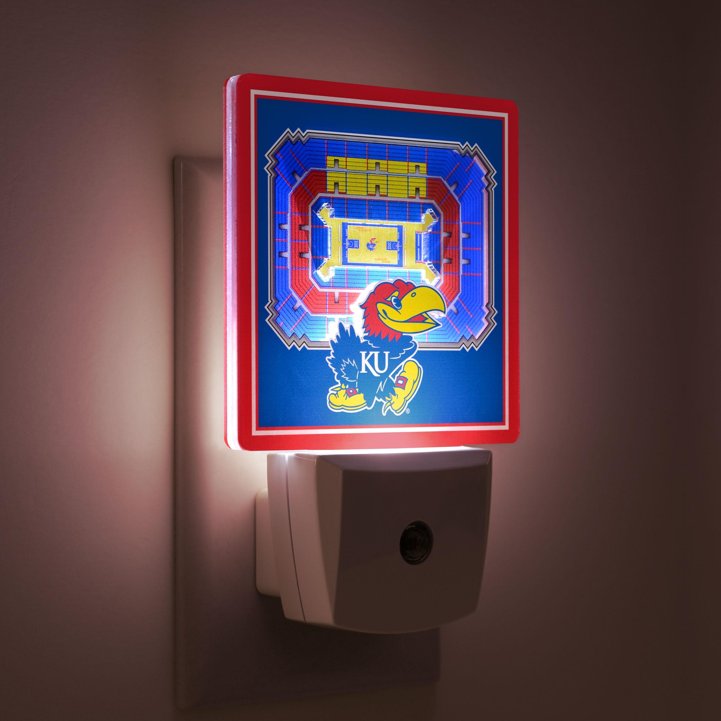 YouTheFan NCAA Kansas Jayhawks StadiumView Nite Light