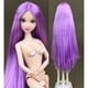 thumbnail image 2 of cuerpo de muñeca de niña Beauty 3D Eyes Nude Doll Tono de piel 14 articulaciones movibles / con cabeza y cuerpo para (cabello morado claro), 2 of 8