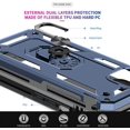thumbnail image 3 of Entronix Heavy Duty Case Designed for iPhone 14 Plus, Rotating Ring Protective Cover, Navy, 3 of 7